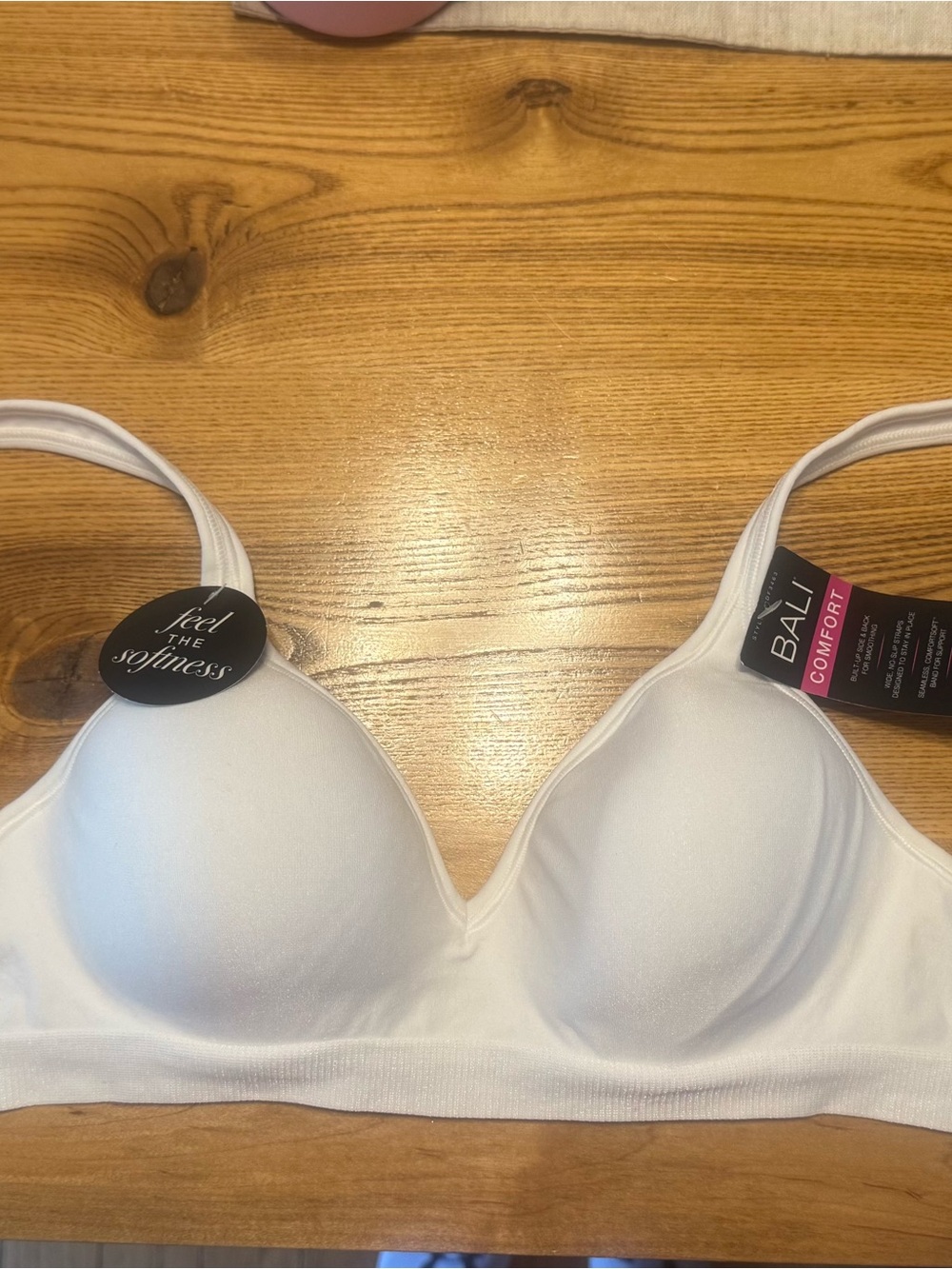Bali White Seamless T-Shirt Bra